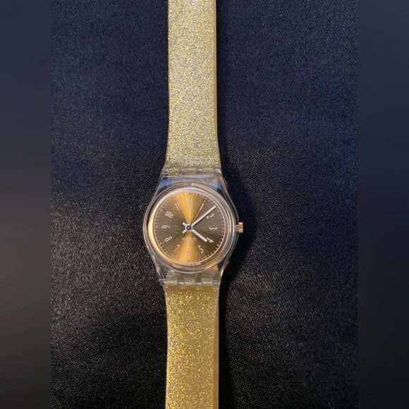 Vintage Swatch Original LADY GOLDEN GLISTAR - Picture 1 of 3